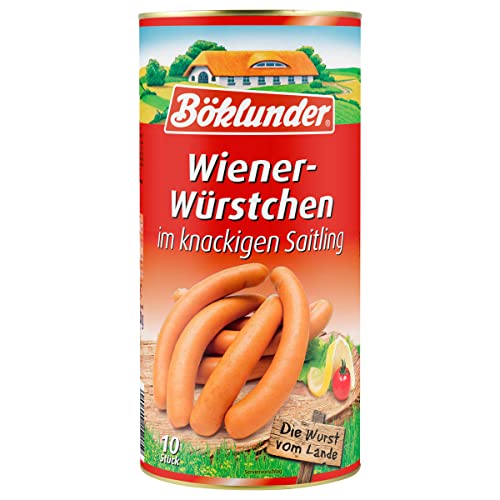 Böcklunder Wiener Würstchen im knackigen Saitling 10 Würstchen 1610g von n.v.