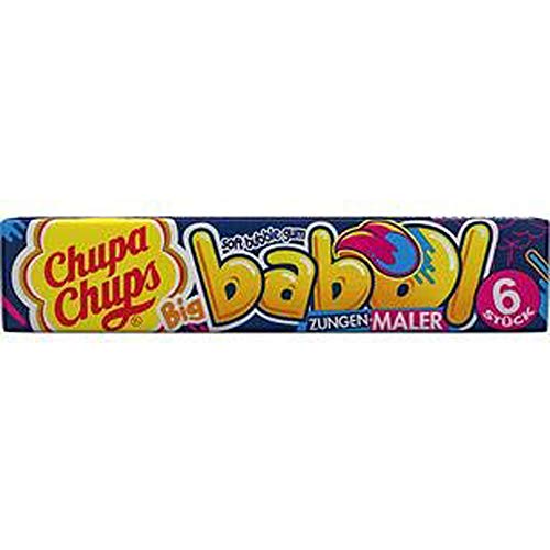 Chupa Chups Big babol Zungenmaler 6 einzele Kaugummi 27g von n.v.