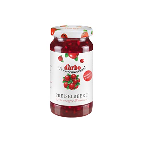 Darbo Preiselbeer Konfitüre mit Süßungsmitteln kalorienbewusst 220g von n.v.