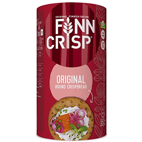 Finn Crisp Original Rundes Knäckebrot in Dose aus Roggenvollkorn 250g von n.v.