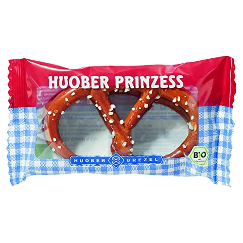 Huober Bio Prinzessbrezel knuspriges Laugengebäck mit Salz 17g von n.v.