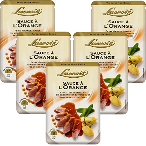 Lacroix Sauce a l Orange feine Orangensauce zu fleisch 150ml 5er Pack von n.v.