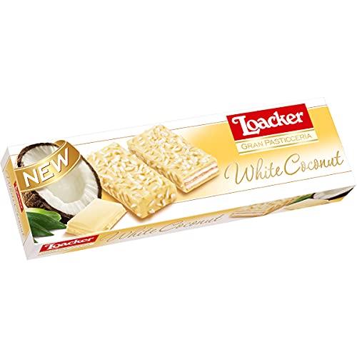 Loacker Gran Pasticceria White Coconut feines Waffelgebäck 100g von n.v.