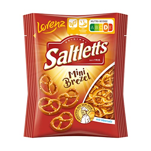 Lorenz Saltletts Mini Brezel mit Meersalz und weniger Fett 40g von n.v.