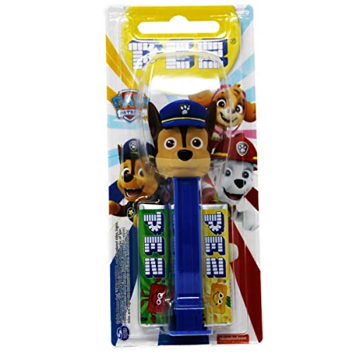 PEZ Paw Patrol Chase Spender mit 2 Päckchen fruchtige Bonbons 17g von n.v.