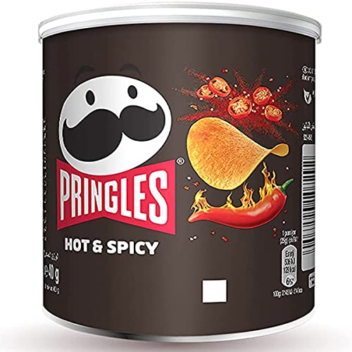 Pringles Hot und Spicy Stapelchips würzig und scharf im Geschmack 40g von n.v.