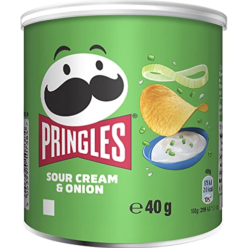 Pringles Sour Cream und Onion mit Sauerrahm und Zwiebelgeschmack 40g von n.v.