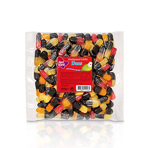 Red Band Fruchtgummi Lakritz Duos in 3 aufregenden Sorten 500g von Red Band