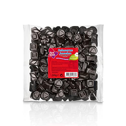 Red Band Schwarze Juwelen Starklakritz im Family Beutel 500g von n.v.