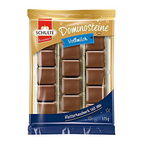 Schulte Dominosteine mit Vollmilchschokolade ueberzogen 175g 30er Pack von n.v.