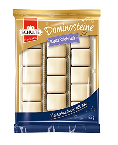 Schulte Feingebaeck Dominosteine mit Weißer Schokolade 175g 30er Pack von n.v.