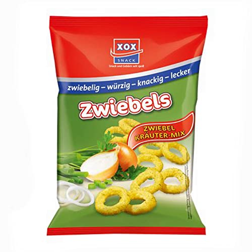 XOX Zwiebels 30 Packungen Mais Snack mit Zwiebelgeschmack 900g von n.v.