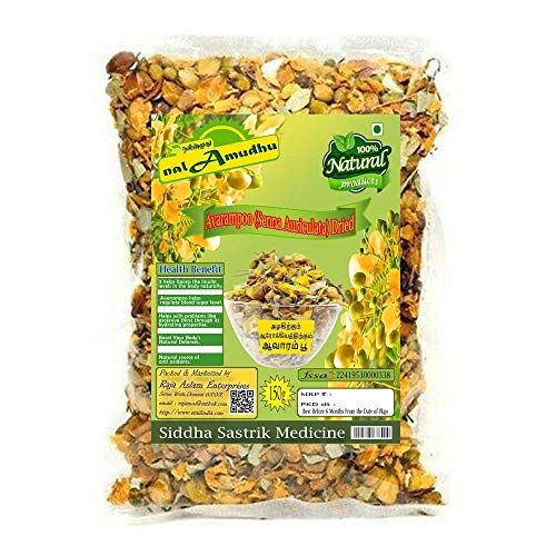 nalAmudhu Avarshampoo getrocknet | Aavartaki | Tarwar | Tanner's Cassia (150 g) von nalAmudhu