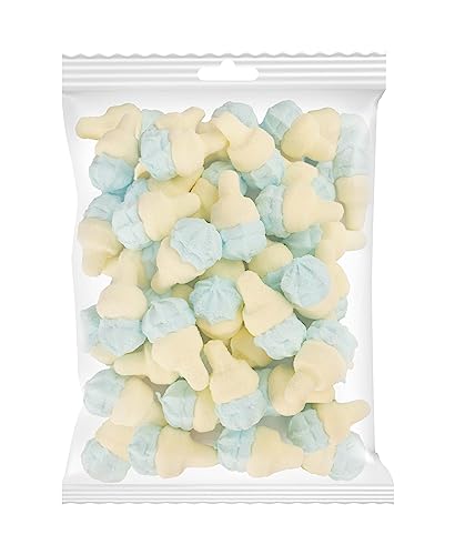 Candy Bar | Marshmallow Eishörnchen blau - sauer 750g | ca. 47 Stück pro Beutel | Marshmallows für Hochzeit | Babyshowerparty Deko | Eishörnchen Marshmallows | Saure Marshmallows | Sommer Süßigkeiten von naschlabor