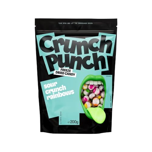 Crunch Punch 200g | Gefriergetrocknete Süßigkeiten | Kaubonbon | Knusprige Süßigkeiten | Freeze Dried Candies | Fruchtige Kaubonbons | American Candy | Bekannt von TikTok | Halal von naschlabor