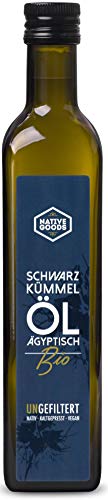 Schwarzkümmelöl BIO | UNGEFILTERT - ägyptisch - kaltgepresst - nativ | native goods - 500ml von native goods