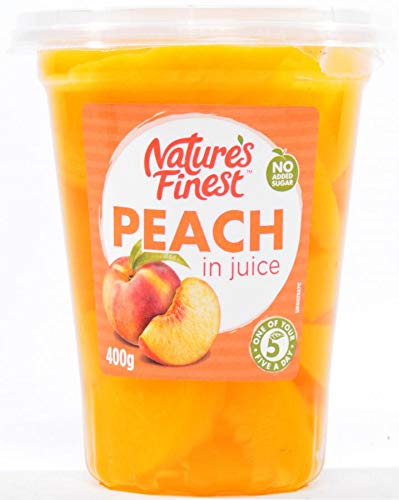 Nature's Finest Fruits (Peach in Juice 2 x 400g) von Natures Finest