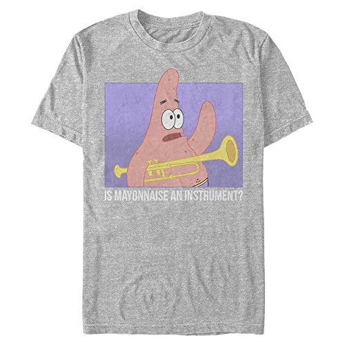 Nickelodeon Big & Tall Spongebob Squarepants Mayonnaise Men's Tops Short Sleeve Tee Shirt, Athletic Heather, 5X-Large von Nickelodeon