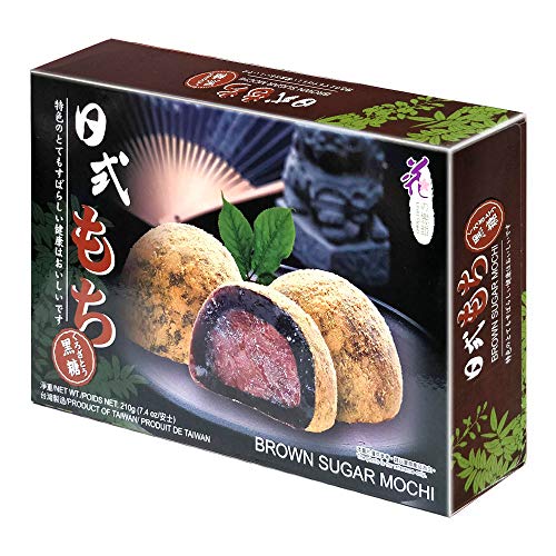 Daifuku Mochi mit brauner Zucker Füllung - 210gr Pck. - Dessert/Nachtisch - nimblebird von NUGOYA