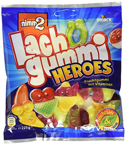 nimm2 Lachgummi Heroes (15 x 225g) / Fruchtgummis mit Vitaminen von nimm2 Lachgummi