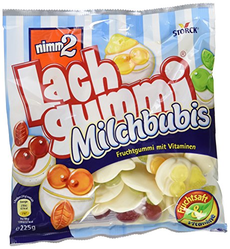 nimm2 Lachgummi Milchbubis (15 x 225g) / Fruchtgummis mit Vitaminen von nimm2 Lachgummi