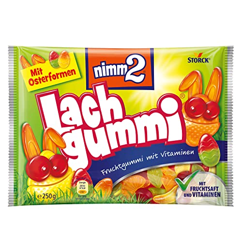 nimm2 Lachgummi Ostern (1 x 250g) / Fruchtgummi mit Fruchtsaft & Vitaminen von nimm2 Lachgummi