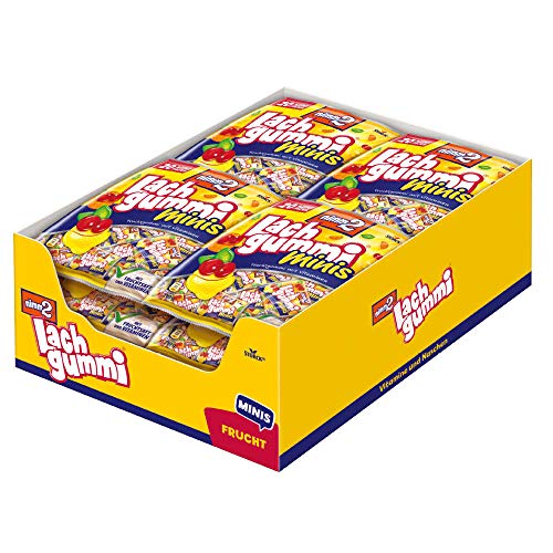 nimm2 Lachgummi minis (12 x 210g) / Fruchtgummi mit Fruchtsaft & Vitaminen von nimm2 Lachgummi