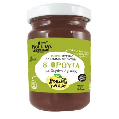 Eight Fruits Jam with Agave 160gr / Άλειμμα 8 Φρούτων Με Αγαύη 160γρ. von no name bookstore