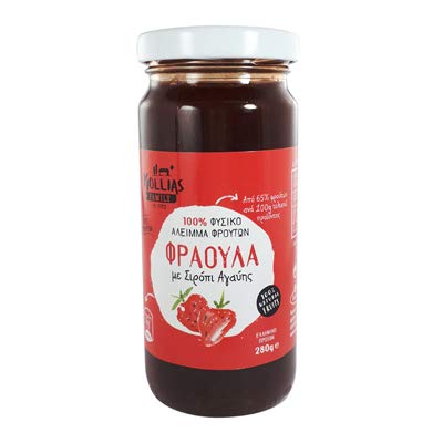 Strawberry Jam with Agave 280gr / Άλειμμα Φράουλας Με Αγαύη 280γρ. von no name bookstore