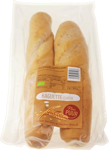 Baguette Classic, 2 Stück 18 x 300 gr von nur puur