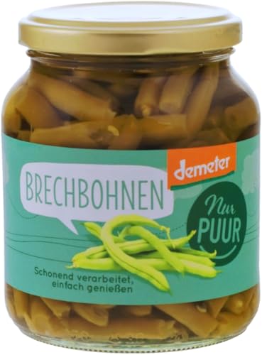 Brechbohnen Demeter 12 x 340 gr von nur puur