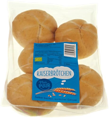 Kaiserbrötchen, 5 Stück 12 x 250 gr von nur puur