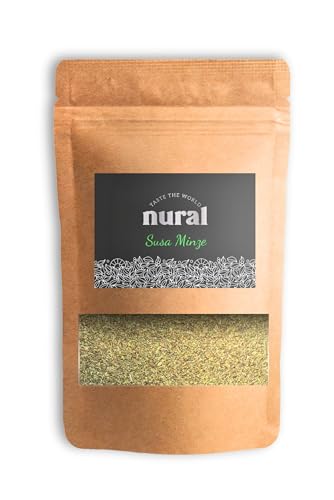 nural Susa Minze gerebelt 150g | als Gewürz oder auch als Tee | Minze | Nana | Minze getrocknet | Aromatisch und 100% Rein | Erfrischende Geschmacksexplosion | Intensives Aroma von nural