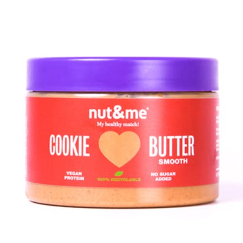 Kekscreme 250 gr nut&me | Cashew-Creme mit Keks-Geschmack | Auf Basis von Nüssen und Trockenfrüchten | Ohne künstliche Süßstoffe oder Aromen | Ohne zugesetzten Zucker| Gesund und natürlich|Glutenfrei von nut&me