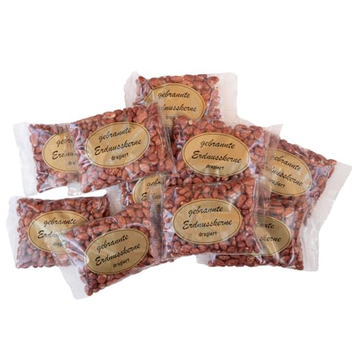 nutkarma Gebrannte Erdnusskerne 1000g (10x100g) | Knusprig & unglaublich lecker | Das Original in Premium-Qualität von nutkarma