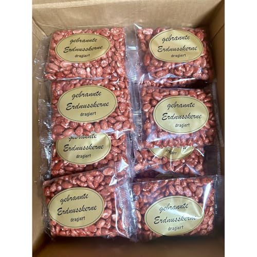 nutkarma Gebrannte Erdnusskerne BIG PACK 5000g (50x100g) | Dragiert I Knusprig & unglaublich lecker | Das Original in Premium-Qualität von nutkarma