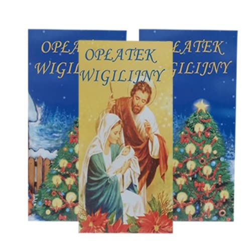 3 Packungen Oblaten zu Weihnachten / Opłatek Wigilijny Świąteczny Oplatek von oblaten