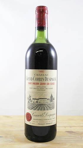 Château Grand-Corbin-d'Espagne Flasche Wein Jahrgang 1980 von occasionvin