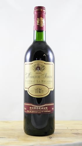 Château La Belarde Marquis de Serignac Flasche Wein Jahrgang 2003 von occasionvin