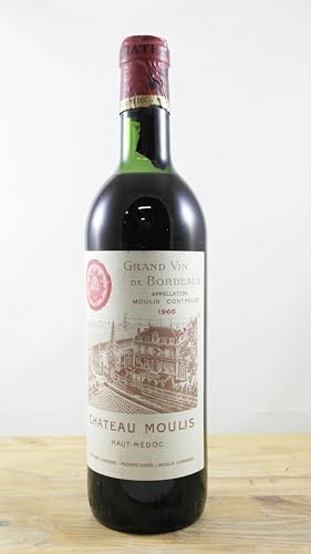 Château Moulis Flasche Wein Jahrgang 1966 HE von occasionvin