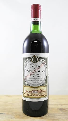 Château Rauzan-Gassies Flasche Wein Jahrgang 1981 ELA von occasionvin