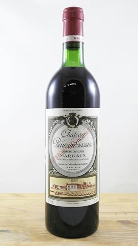 Château Rauzan-Gassies Flasche Wein Jahrgang 1981 LB von occasionvin