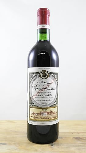 Château Rauzan-Gassies Flasche Wein Jahrgang 1981 von occasionvin