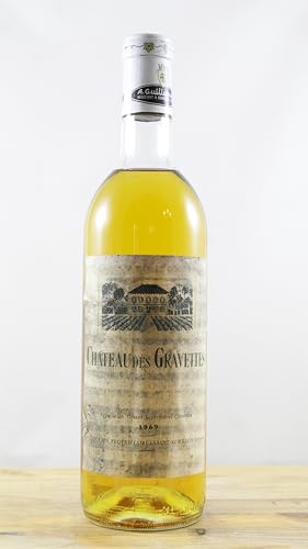 Château des Gravettes Flasche Wein Jahrgang 1969 EA von occasionvin