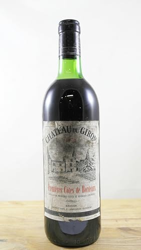 Château du Giron Flasche Wein Jahrgang 1978 von occasionvin