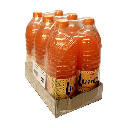 Burg Siroop Sinas 6 x 1000ml Flasche (Getränke-Sirup Orange) von ohne Hersteller