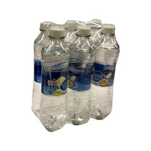 Crystal Clear Citroen passie 6 x 0,5l PET-Flasche (Wasser mit Zitronen & Passionsfruchtgeschmack) von ohne Hersteller