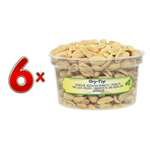 Dry-Top gegrilde gezouten Peanuts 6 x 250g Runddose (gegrillte gesalzene Erdnüsse) von ohne Hersteller