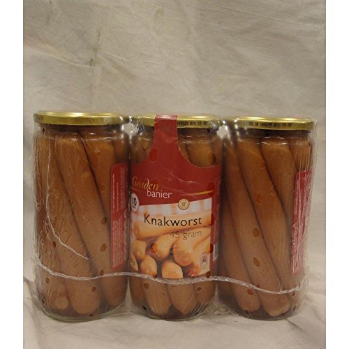 Gouden Banier Knackworst 3 x 400g Glas (Knackwürste) von ohne Hersteller