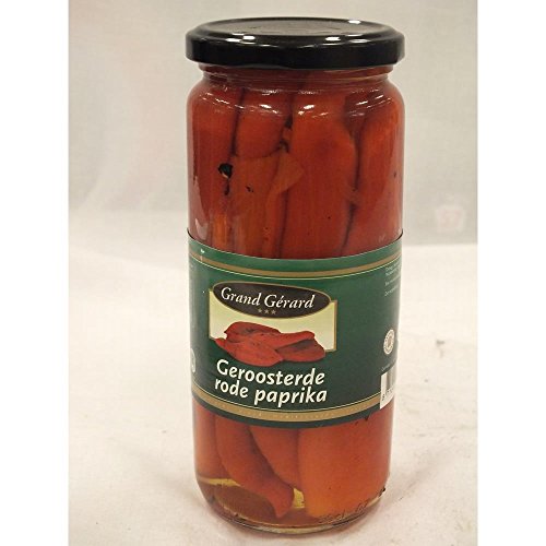 Grand Gérard Geroosterde Rode Paprika 465g Glas (Gebtratene rote Paprika) von ohne Hersteller